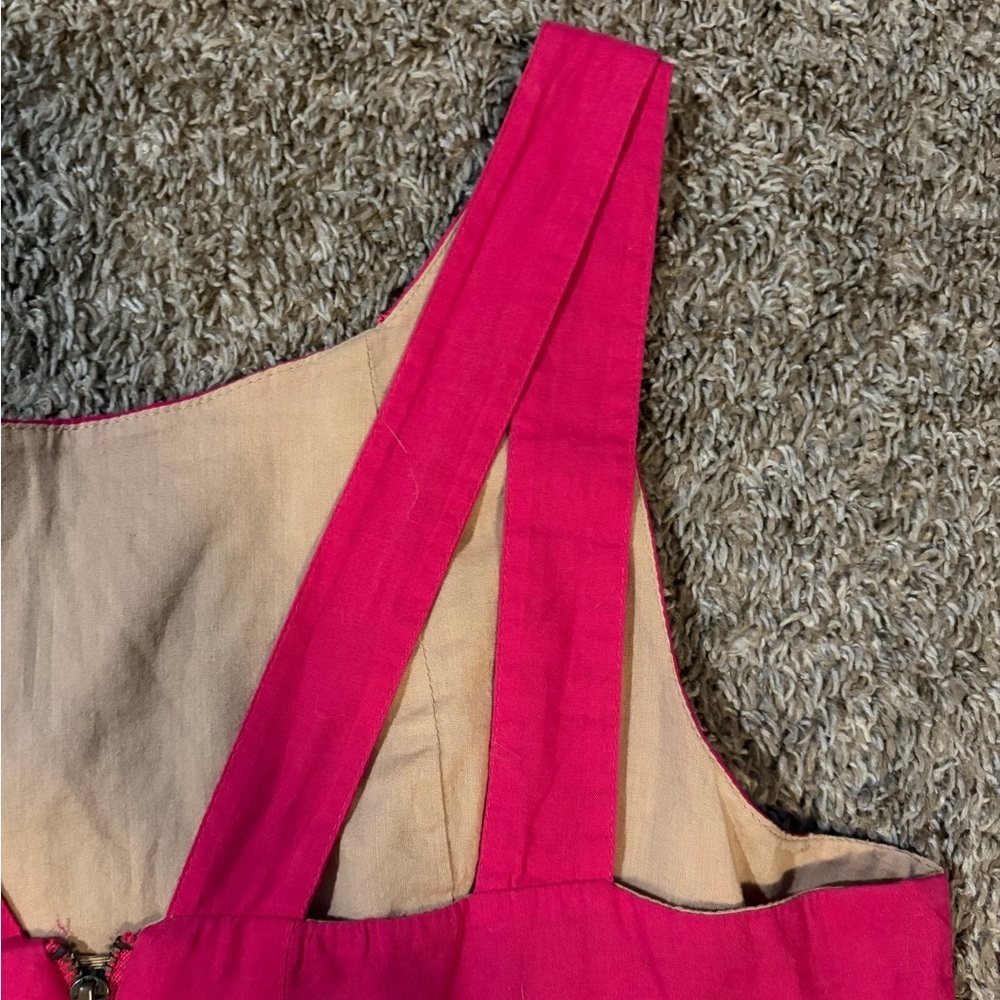 Anthropologie Moulinette Soeurs Dress Womens 8 Rose Pink Sierra Rhododendron - Picture 12 of 12